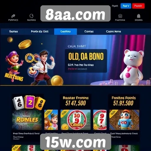 Promoções e bônus oferecidos por 8aa.com